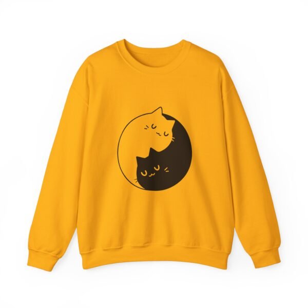 Yin Yang Cats Crewneck Sweatshirt - Image 33