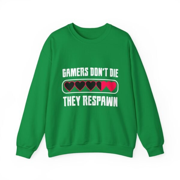 Gamers Don't Die Crewneck Sweatshirt - Image 4