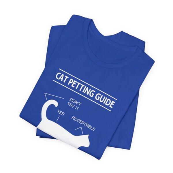 Cat Petting Guide Short Sleeve Tee - Image 48