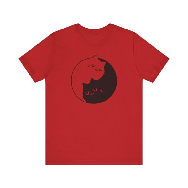 Yin Yang Cats Short Sleeve Tee - Image 16