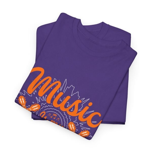 Music is My Therapy Cotton Tee - Image 13