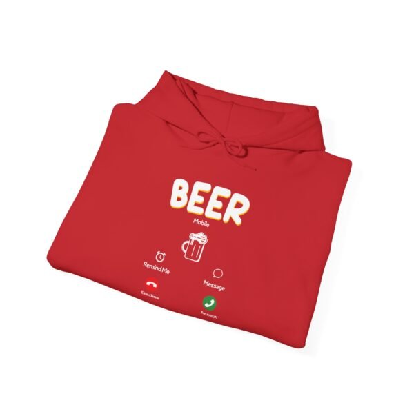 Beer Mobile Hooded Sweatshirt - Image 24