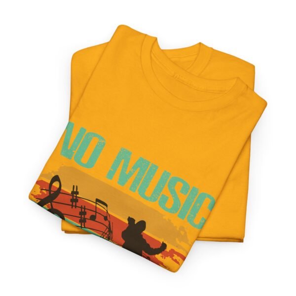 No Music No Life Heavy Cotton Tee - Image 33