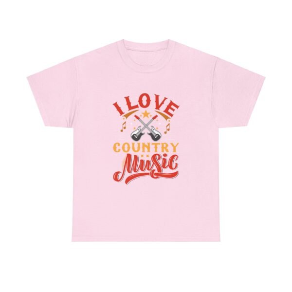 I Love Country Music Cotton Tee - Image 26