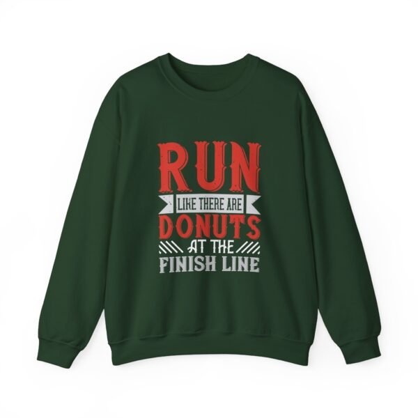 Run Like There Are Donuts Crewneck Sweatshirt - Image 4