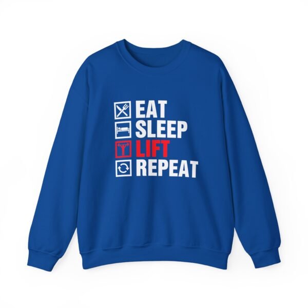 Eat Sleep Lift Repeat Sweatshirt - Image 19