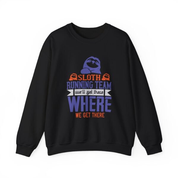 Sloth Runing Team Crewneck Sweatshirt - Image 7