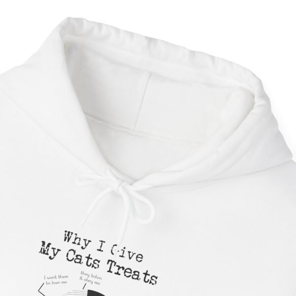 Why I Give My Cats Treats Hooded Sweatshirt - Image 20