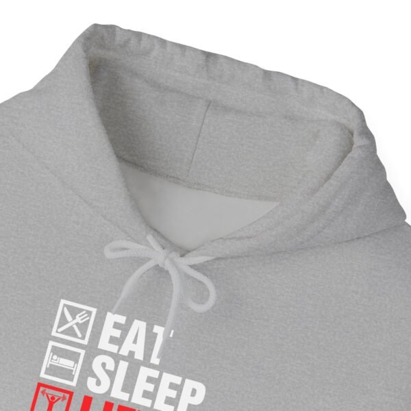 Eat Sleep Lift Repeat Hoodie - Image 5