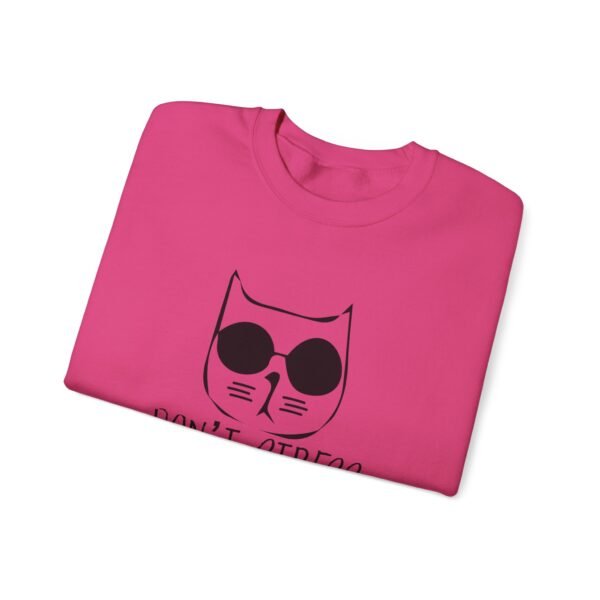 Don't Stress Meowt Crewneck Sweatshirt - Image 3