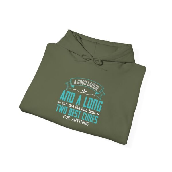 A Good Laugh and a Long Run Hoodie - Image 4
