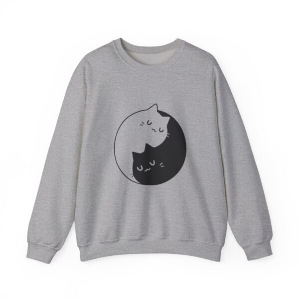Yin Yang Cats Crewneck Sweatshirt - Image 25