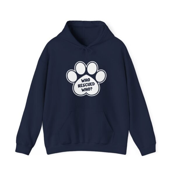 Who Rescured Who Hooded Sweatshirt - Image 9