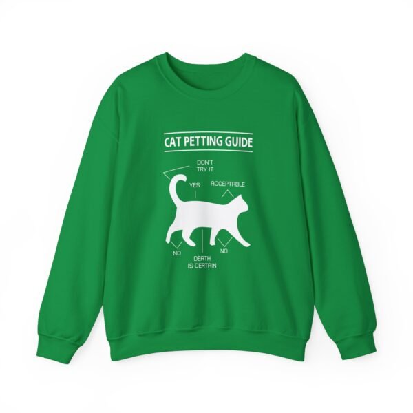 Cat Petting Guide Crewneck Sweatshirt - Image 7