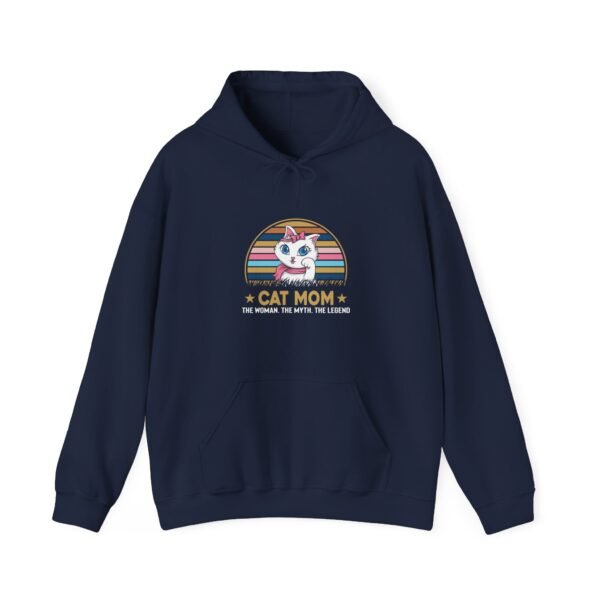 Cat Mom The Legend Hooded Sweatshirt - Image 11