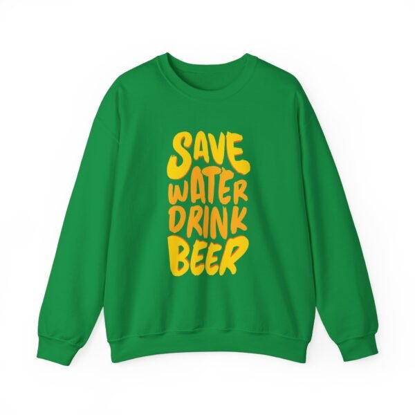 Save Water Drink Beer Crewneck Sweatshirt - Image 4