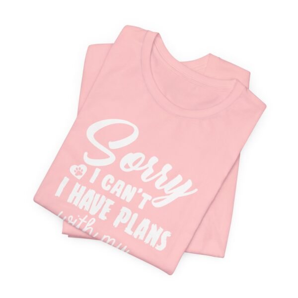 Plans With My Dog Short Sleeve Tee - Image 52