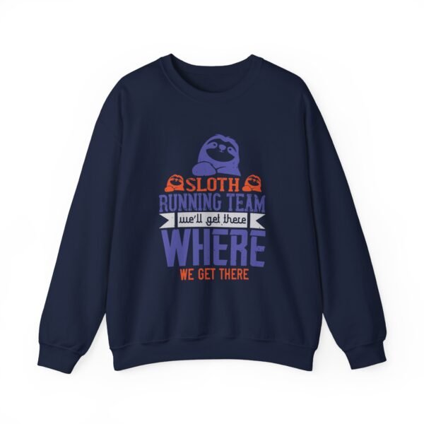 Sloth Runing Team Crewneck Sweatshirt - Image 10