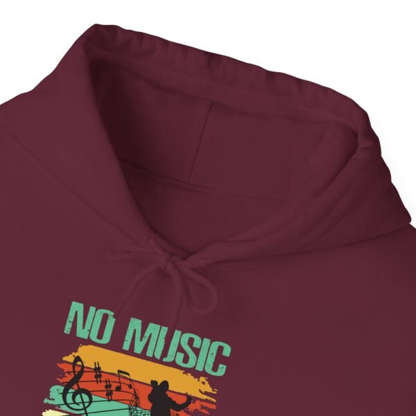 No Music No Life Hooded Sweatshirt - Image 5