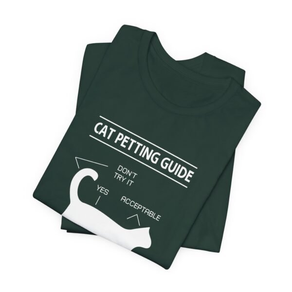Cat Petting Guide Short Sleeve Tee - Image 18