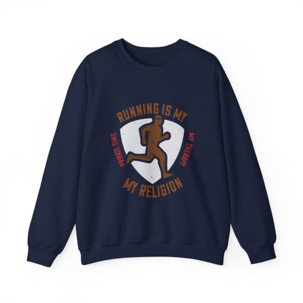 Running is My Religion Crewneck Sweatshirt - Image 13