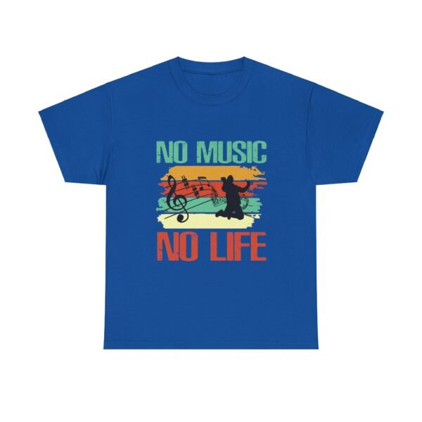 No Music No Life Heavy Cotton Tee - Image 21