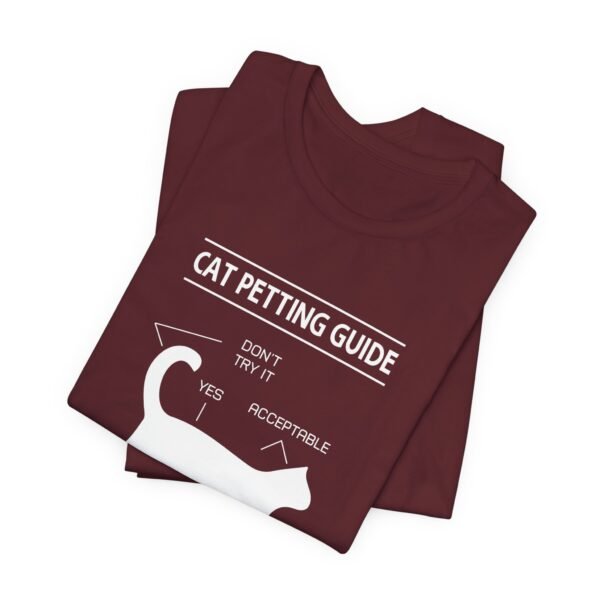 Cat Petting Guide Short Sleeve Tee - Image 28