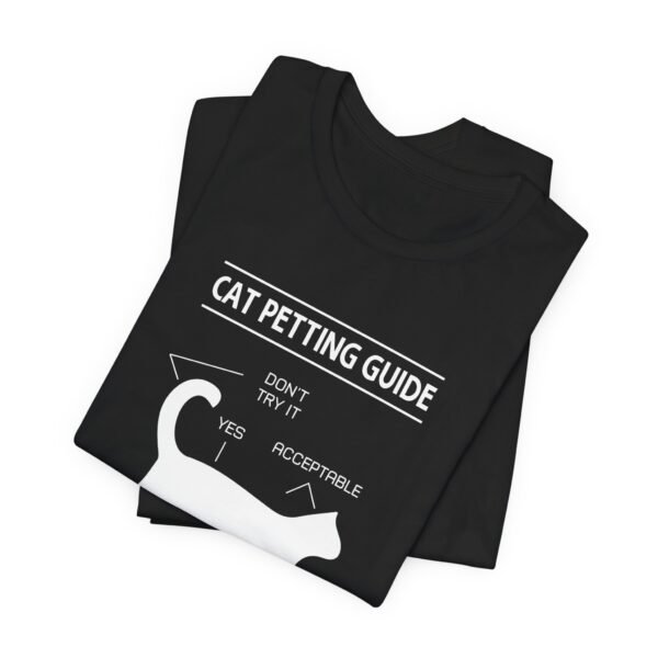 Cat Petting Guide Short Sleeve Tee - Image 8