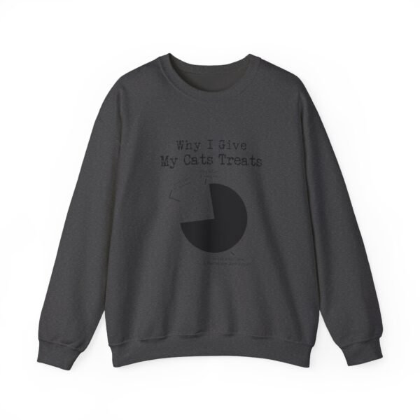 Why I Give My Cats Treats Crewneck Sweatshirt