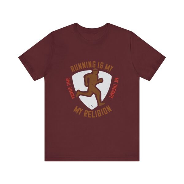 Running is my Religion Short Sleeve T Shirt - Image 30
