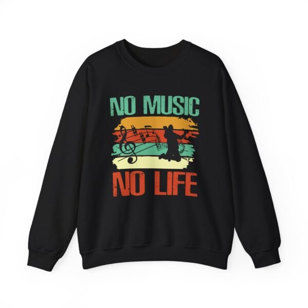 No Music No Life Crewneck Sweatshirt - Image 4