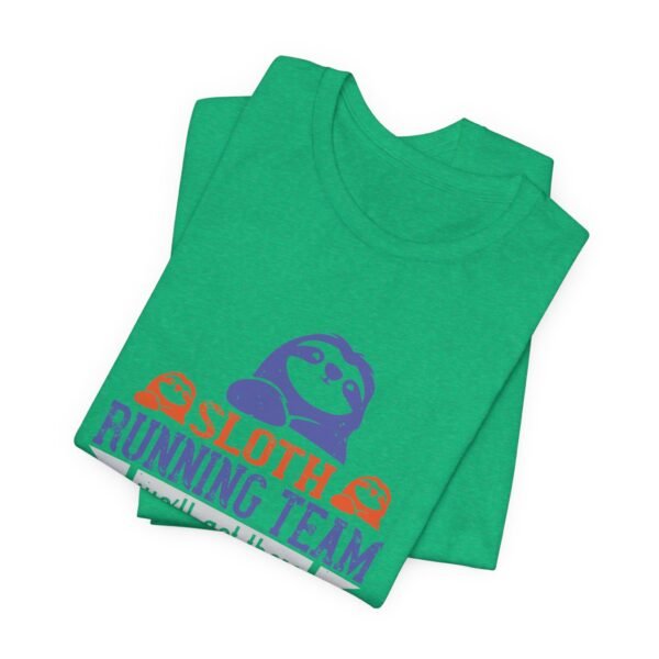 Sloth Running Team Short Sleeve T Shirt - Image 3