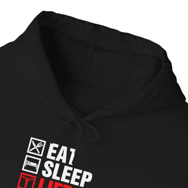 Eat Sleep Lift Repeat Hoodie - Image 30