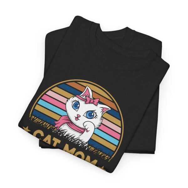 Cat Mom The Legend Heavy Cotton Tee - Image 28