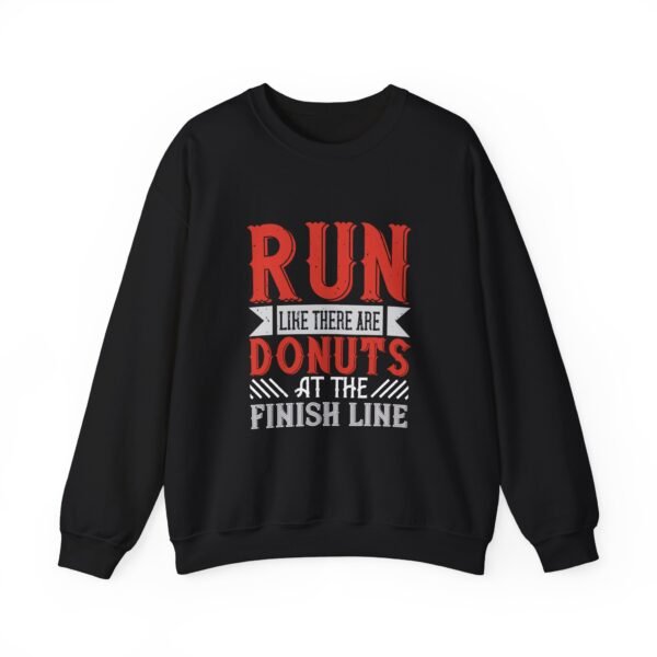 Run Like There Are Donuts Crewneck Sweatshirt - Image 7