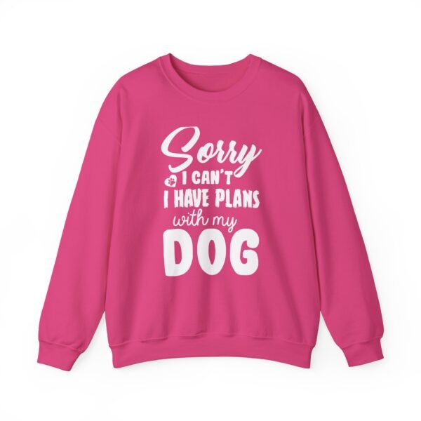 Plans With My Dog Crewneck Sweatshirt - Image 4