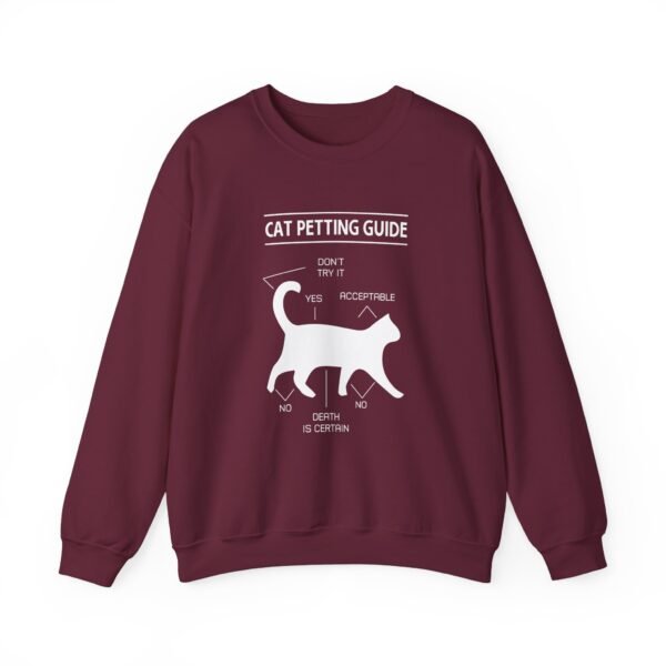 Cat Petting Guide Crewneck Sweatshirt - Image 10