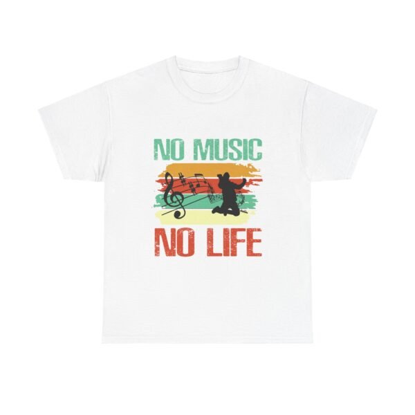 No Music No Life Heavy Cotton Tee - Image 41
