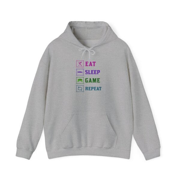 Eat Sleep Game Repeat Hoddie
