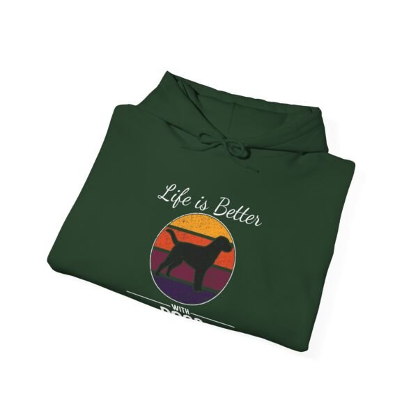 Life is Better with Dogs Hooded Sweatshirt - Image 32