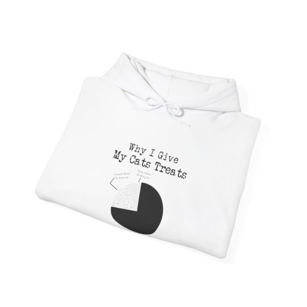 Why I Give My Cats Treats Hooded Sweatshirt - Image 19