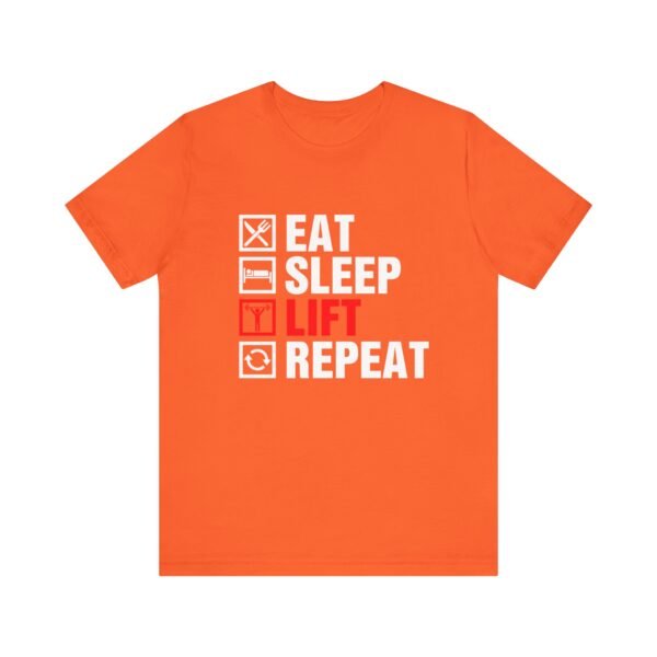 Eat Sleep Lift Repeat Short Sleeve Tee - Image 31
