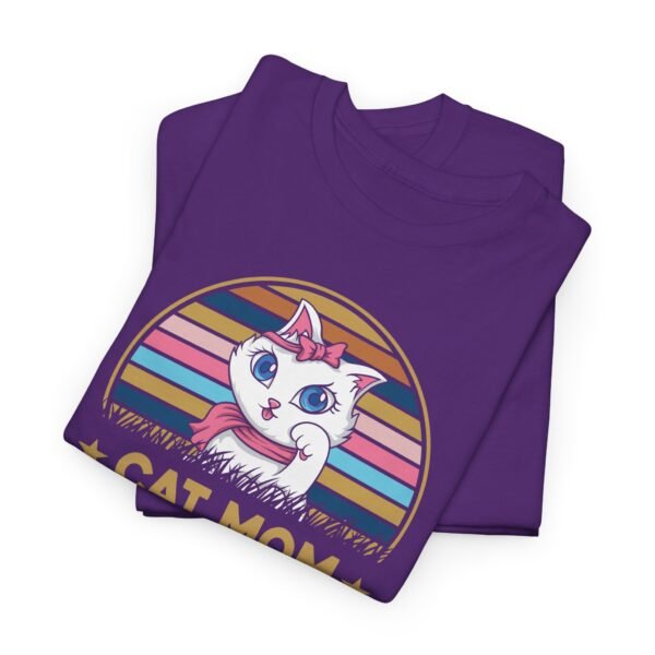 Cat Mom The Legend Heavy Cotton Tee - Image 18