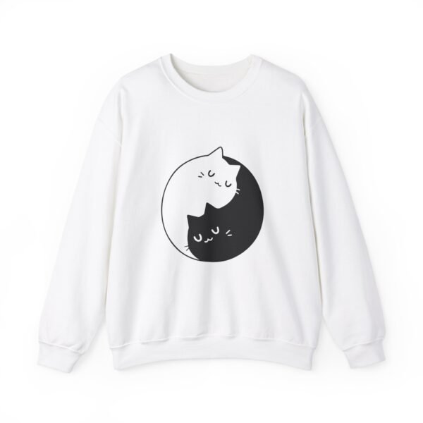 Yin Yang Cats Crewneck Sweatshirt - Image 29