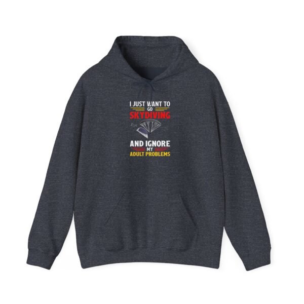 I Just Want To Go Skydiving Hoodie - Image 13