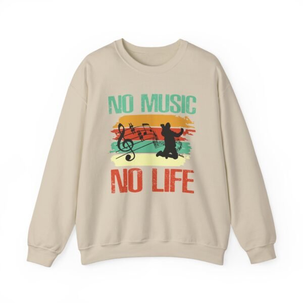 No Music No Life Crewneck Sweatshirt - Image 7