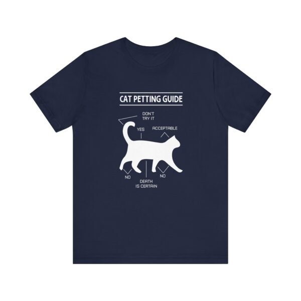 Cat Petting Guide Short Sleeve Tee - Image 31