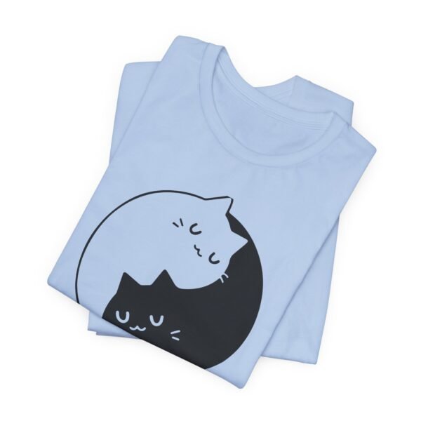 Yin Yang Cats Short Sleeve Tee - Image 3