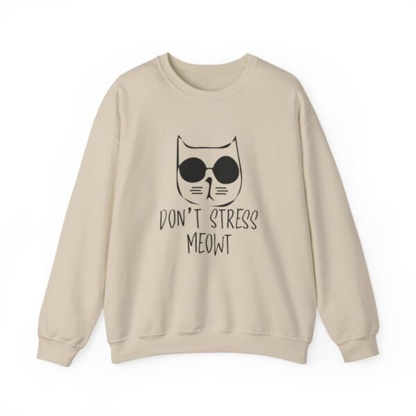 Don't Stress Meowt Crewneck Sweatshirt - Image 25