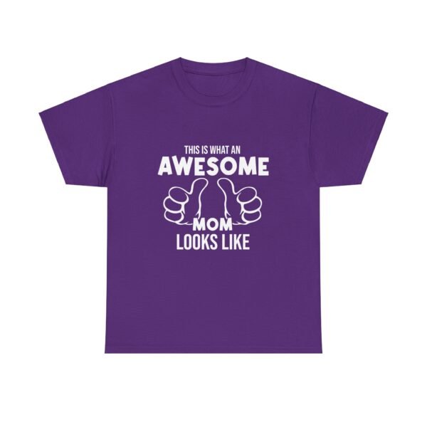 Awesome Mom Cotton Tee - Image 6
